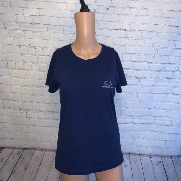 Vineyard Vines Tops - Vineyard Vines Dark Blue Short Sleeve shirt size S